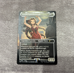 Aerith Gainsborough (Borderless) - PTP #1 NM Nonfoil MTG Final Fantasy RC Promo - Image 2