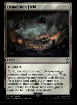 Commander: FINAL FANTASY #385 Demolition Field - Image 1