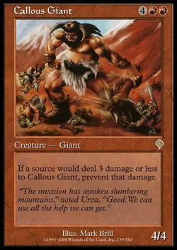 1x Callous Giant - Foil Light Play MTG Magic - Kid Icarus - - Image 1