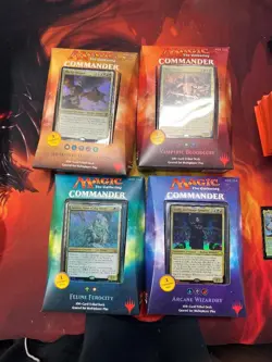 2017 Magic the Gathering MTG Commander Set of 4 Factory Sealed Decks ENGLISH - Image 1