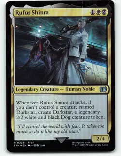 Final Fantasy Magic: The Gathering Rufus Shinra 0238 foil - Image 1