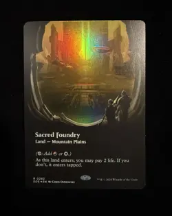 Sacred Foundry (Borderless) Edge of Eternities Foil - Image 1