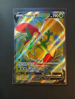 Pokemon TCG Flapple v Full Art Ultra Rare Card 143/163 Battle Styles - NM! - Image 1