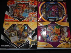 Pokemon LOT of 6 Promo Box V Sets OPEN BOX Complete NO PACKS - Image 3