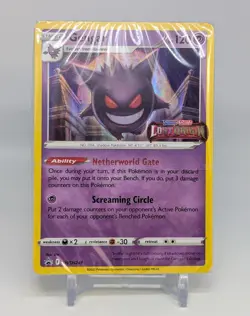 Gengar ✨Sealed Holo NM✨ Lost Origin Stamped 👻 Black Star Promo Pokemon #SWSH241 - Image 1