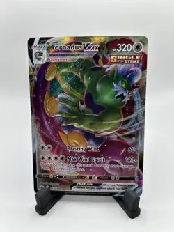 Pokemon Tornadus VMAX 125/198 SWSH Chilling Reign Holo NEAR MINT - Image 1