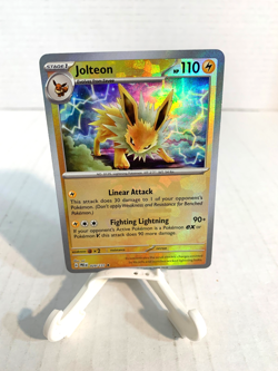 Pokemon TCG Prismatic Evolutions Jolteon 029/131 Master Ball Reverse Holo NM - Image 1