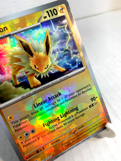 Pokemon TCG Prismatic Evolutions Jolteon 029/131 Master Ball Reverse Holo NM - Image 2