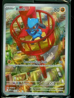 Pokemon RIOLU MEP 010- Mega Evolution - ILLUSTRATION RARE PROMO - Sealed - Image 1