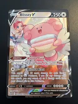 Blissey V TG22/TG30 Silver Tempest Trainer Gallery Ultra Rare Pokemon NM - Image 1