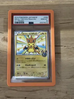 Pokemon PSA 10 Mega Tokyo's Pikachu #098/XY-P Center Tokyo Promo 2014 Japanese - Image 1