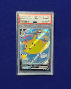 PSA 10 Flying Pikachu VMAX #7 2021 Celebrations Pokemon GEM MINT - Image 1