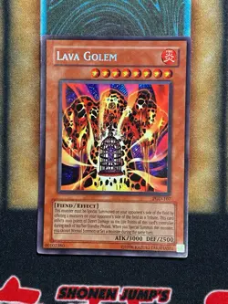 Yugioh Lava Golem PGD-107 Secret Rare LP - Image 1