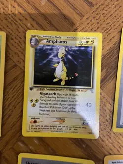 Lot Of 13 Pokemon Holo Cards 1st Ed Skarmory, Machamp, and More - Image 5