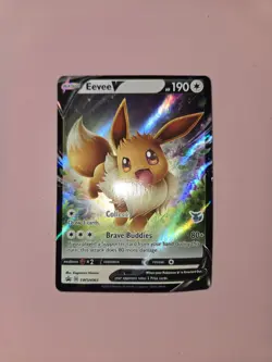 Pokemon TCG Sword & Shield Promo Cards #SWSH065 Eevee V MP - Image 1