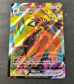 Pokemon Battle Styles Tapu Koko VMAX Ultra Rare Card 051/163 NM - Image 1