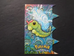2000 Topps Pokemon Die Cut #EV1 of 12 #10 Caterpie Series 2 Chase Card - Image 1