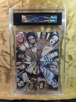 NICO ROBIN x NAMI One Piece Anime Waifu Goddess CUSTOM CARD Gold/Black label - Image 5