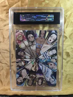 NICO ROBIN x NAMI One Piece Anime Waifu Goddess CUSTOM CARD Gold/Black label - Image 5