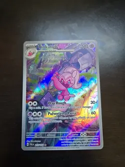 Pokemon TCG Tinkatuff Scarlet & Violet Paldea Evolved Holo Card 217/193 Full Art - Image 1