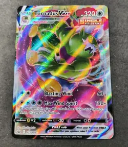 Pokemon Chilling Reign Tornadus VMAX Ultra Rare Card 125/198 NM - Image 1