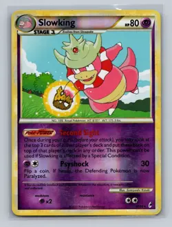 Slowking 32/95 Call Of Legends Reverse Holo Rare Pokemon Card MP - Image 1