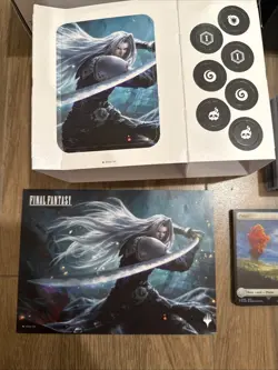 MTG Final Fantasy Empty Gift Bundle Box And Die Magic The Gathering - 100+ Cards - Image 5