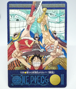 108 Luffy Usopp Straw Voyage Chronicles ONE PIECE Visual Adventure BANDAI CARD - Image 1