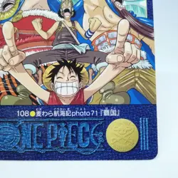 108 Luffy Usopp Straw Voyage Chronicles ONE PIECE Visual Adventure BANDAI CARD - Image 5