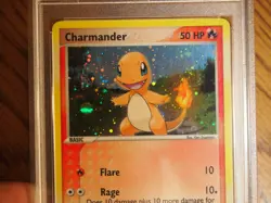 Pokemon 2004 Fire Red Leaf Green Charmander holo card, PSA 9 - Image 2
