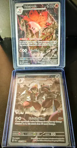 Pokemon Black Bolt 2 Card Bundle Including Volcarona #100/086 Bisharp #143/086 - Image 1
