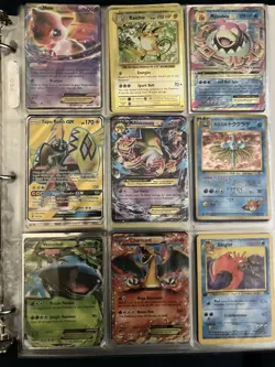 Pokemon TCG Card Game 300+ Card Lot Pokemon Binder 1990s-2010s Ex Mega Ex Gx - Image 3