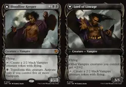 Bloodline Keeper // Lord of Lineage - Foil Showcase INR NM MTG - Image 1