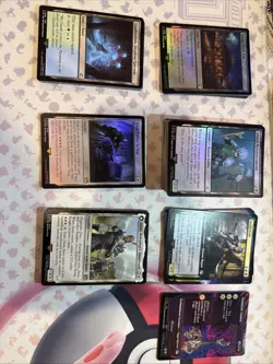Magic The Gathering: Final Fantasy Bulk Lot Borderless, Holo Foil, Rares, Lands - Image 1