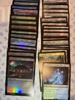 Magic The Gathering: Final Fantasy Bulk Lot Borderless, Holo Foil, Rares, Lands - Image 2