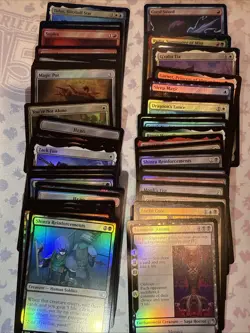Magic The Gathering: Final Fantasy Bulk Lot Borderless, Holo Foil, Rares, Lands - Image 3