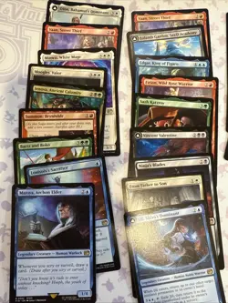 Magic The Gathering: Final Fantasy Bulk Lot Borderless, Holo Foil, Rares, Lands - Image 4
