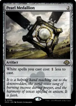 MTG Pearl Medallion (294) | NM | Modern Horizons 3 {MH3} - Image 1