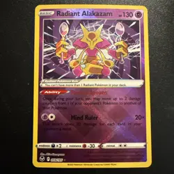 Pokemon TCG - Radiant Alakazam Rare - 059/195 - Silver Tempest NM - Image 1