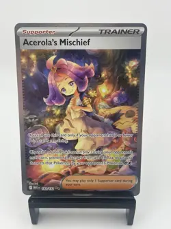 Acerolas Mischief - SIR - Pokemon TCG: Mega Evolutions - 183/132 - Image 1