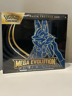 Pokemon TCG Mega Evolution Lucario Elite Trainer Box ETB NEW FACTORY SEALED - Image 1