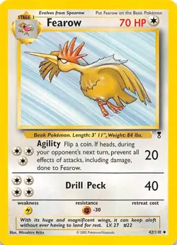 Fearow 042/110 Legendary Collection Pokemon 000658 - Image 1