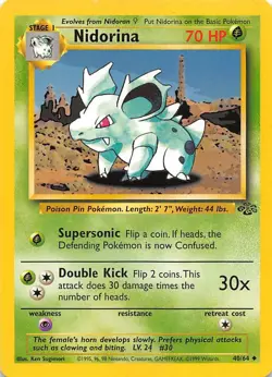 Nidorina 40/64 Jungle Pokemon 000699 - Image 1