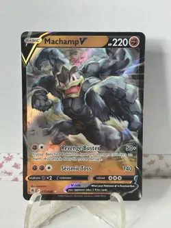 Pokemon Machamp V 072/189 Astral Radiance Holo NM#1 - Image 1