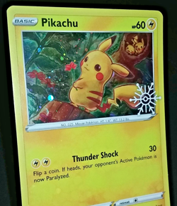 POKEMON PIKACHU HOLO PROMO LOT - HOLIDAY CALENDAR (SWSH153) + SUN & MOON (SM234) - Image 3