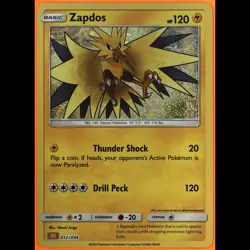TAG 8.5 NM MT Zapdos 2023 Pokemon Pokemon TCG Classic #012 - Image 2