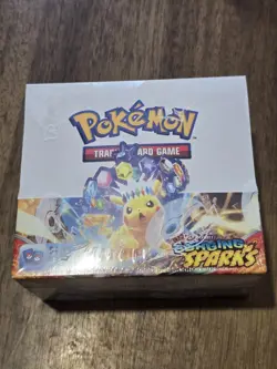 POKEMON SURGING SPARKS Booster Box Scarlet & Violet New Factory Sealed TCG - Image 1