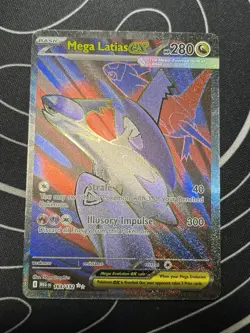 Pokemon Mega Evolution Mega Latias ex 163/132 Full Art Holo NM - Image 1