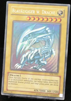 Yu-Gi-Oh! Blauaugiger W. Drache SDK-G001 Ultra Rare [LP] Blue-Eyes | DE 2002 - Image 3