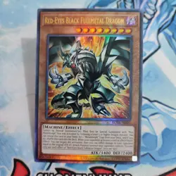 Yugioh Asian English Red Eyes Black Fullmetal Dragon ROTA-AE005 UL - Image 1